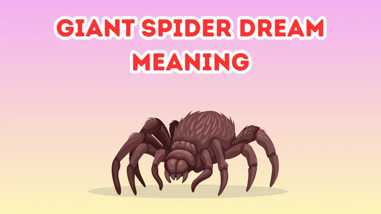 Giant Spider Dream Meaning