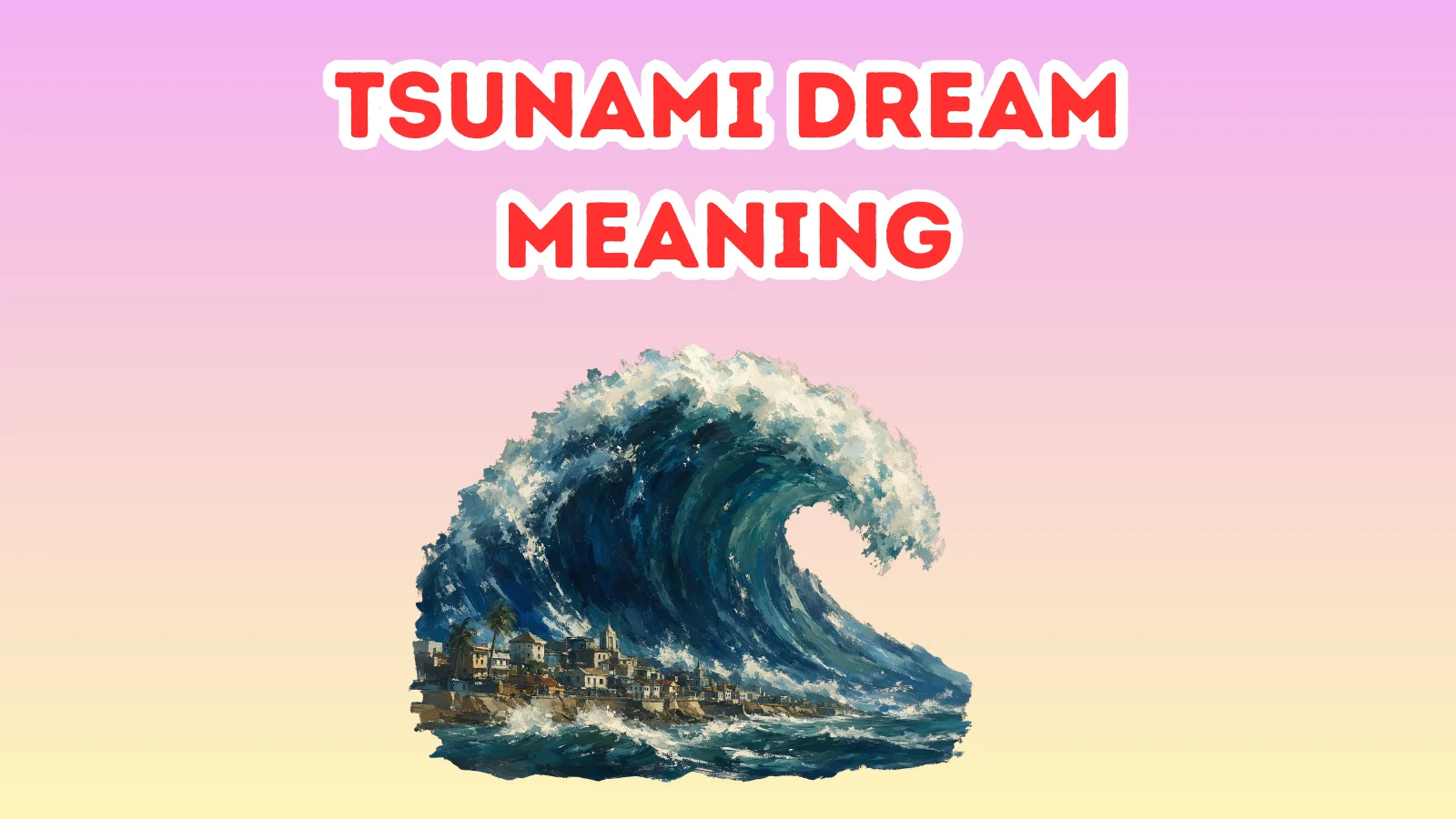 Tsunami Dream Meaning