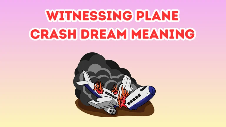 Witnessing Plane Crash Dream Meaning