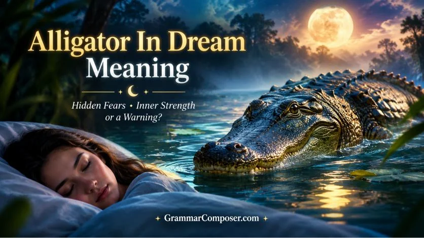Alligator In Dream Meaning