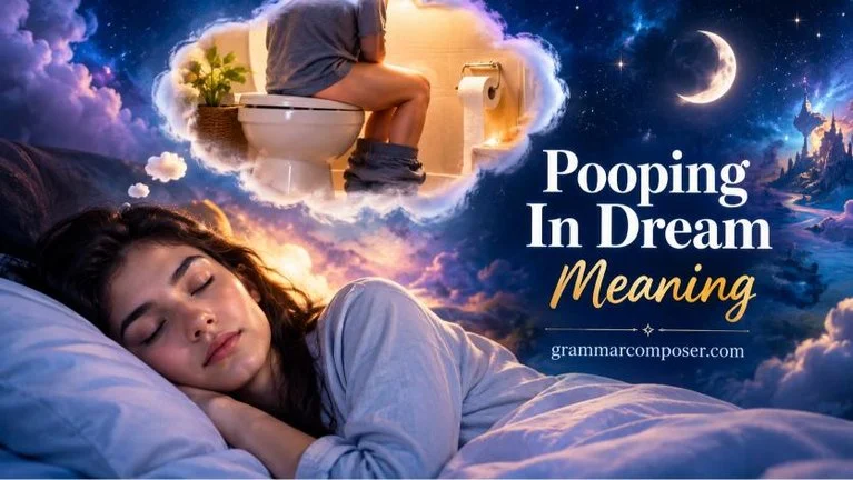 Pooping In Dream Meaning