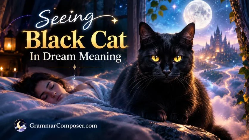 Seeing Black Cat In Dream Meaning