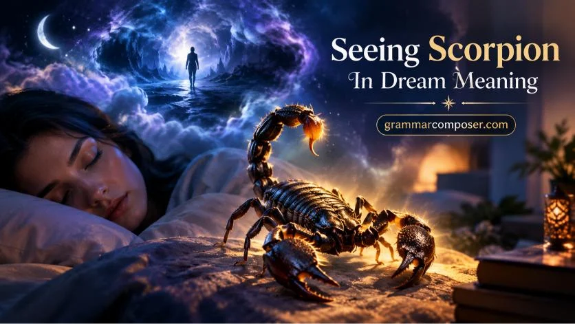 Seeing Scorpion In Dream Meaning