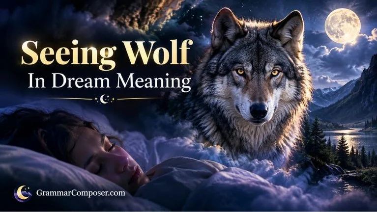 Seeing Wolf In Dream Meaning