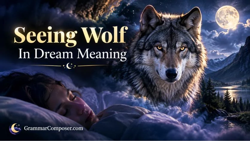 Seeing Wolf In Dream Meaning